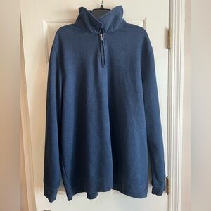 Croft & Barrow Men's Deep Blue Zip-Up Sweater